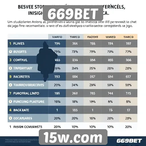 Estudo revela preferências dos usuários no 669BET